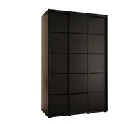 Skriňa Cannes 4 160 hĺbka 60 cm Čierna