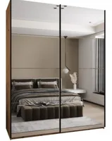 Skriňa s posuvnými dverami Lux 2 190 Svetlohnedé drevo