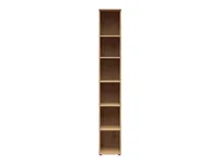 Regál MultiDo 30 cm s 5 poličkami Svetlohnedé drevo