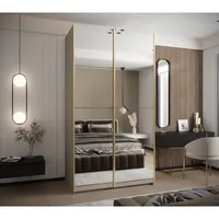 Skriňa s posuvnými dverami Lux 2 130 Sivá