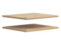 Komplet políc MultiDo 45 cm Svetlohnedé drevo