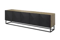 TV stolík Asha 200 na kovovom ráme