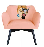 Kreslo POP-ART Synergia Ružová