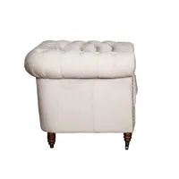 Kreslo Chesterfield Oxford Biela