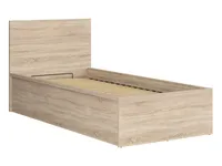 Zostava posteľ Tetrix 90x200 s roštom a matracom Ceres Svetlohnedé drevo