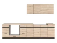 Kuchynská zostava Junona Line 300 cm s pracovnou doskou