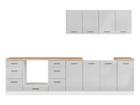 Kuchynská zostava Junona Line 300 cm s pracovnou doskou