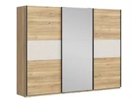 Skriňa s posuvnými dverami Glamour so zrkadlom 270 cm
