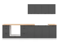 Kuchynská zostava Junona Line 300 cm s pracovnou doskou