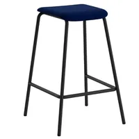 Barová stolička Laroc (výška 69 cm) Modrá