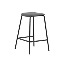 Barová stolička Laroc (výška 69 cm) Sivá