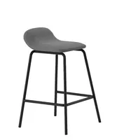 Barová stolička s operadlom Laroc (výška 62 cm)