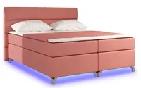 Kontinentálna posteľ 180 Amadeo Ružová