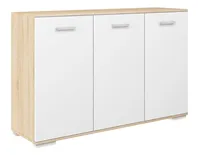 Komoda ABS-120 K1 Svetlohnedé drevo Biela