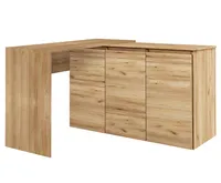 Písací stôl Megan N1 Svetlohnedé drevo