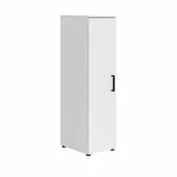 Regál MultiDo 30 cm s dvierkami Biela