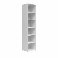 Regál MultiDo 45 cm s 5 policami Biela