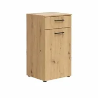 Komoda MultiDo 45 cm s dvierkami a zásuvkou Svetlohnedé drevo