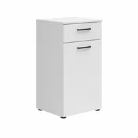 Komoda MultiDo 45 cm s dvierkami a zásuvkou Biela