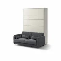 Sklápacia posteľ s pohovkou 140 zvislá Bed Concept vo farbe Kašmír