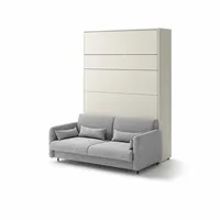 Sklápacia posteľ s pohovkou 140 zvislá Bed Concept vo farbe Kašmír