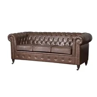 Rozkladacia pohovka trojmiestna Chesterfield Oxford s funkciou spania