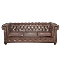 Rozkladacia pohovka trojmiestna Chesterfield Oxford s funkciou spania