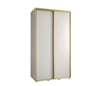 Skriňa s posuvnými dverami Davos 1 140 60 cm hĺbky Biela