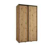 Skriňa s posuvnými dverami Davos 1 140 60 cm hĺbky Svetlohnedé drevo