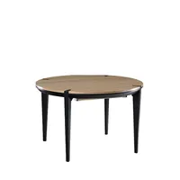 Okrúhly rozkladací stôl 100 cm Orion Svetlohnedé drevo