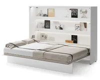 Sklápacia posteľ horizontálna 140 Bed Concept Biela