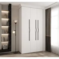 Skriňa Como 2 130 Biela Čierna