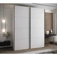 Skriňa s posuvnými dverami Lux 1 200 Biela Čierna