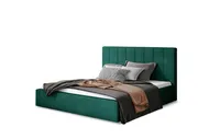 Posteľ 140 Audrey (drevený rošt) Zelený