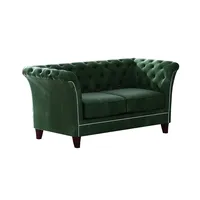 Dvojmiestna pohovka Chesterfield Derby Zelený