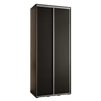 Skriňa s posuvnými dverami Davos 1 120 cm 45 cm hĺbky Čierna