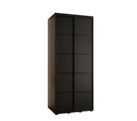 Skriňa Cannes 4 110 hĺbka 60 cm Čierna