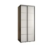 Skriňa Cannes 4 120 hĺbka 60 cm Biela Čierna
