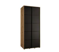 Skriňa Cannes 4 120 hĺbka 60 cm Svetlohnedé drevo