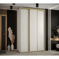 Skriňa s posuvnými dverami Davos 1 150 cm 60 cm hĺbky Biela