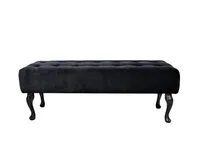 Lavica Baroque 160 cm Čierna
