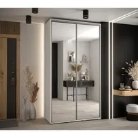 Posuvná skriňa Davos 2 140 45 cm hĺbky Biela