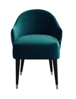 Kreslo Emi velvet Zelený Modrá
