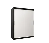 Skriňa s posuvnými dverami Tokyo 150 cm Biela Čierna