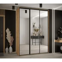 Posuvná skriňa Davos 2 170 60 cm hĺbky Svetlohnedé drevo