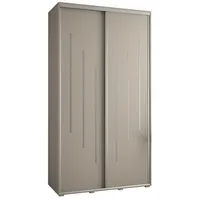 Skriňa s posuvnými dverami vysoká Dakota 8 130 hĺbka 45 cm výška 235,2 cm Sivá