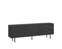 TV stolík Kale Sivá Čierna