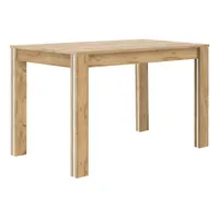 Rozkladací stôl Kammono 100/150x80 cm Svetlohnedé drevo Biela