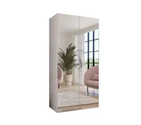Skriňa Sandi 3 100 cm Biela Sivá