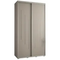 Posuvná skriňa vysoká Dakota 8 140 hĺbka 60 cm výška 235,2 cm Sivá